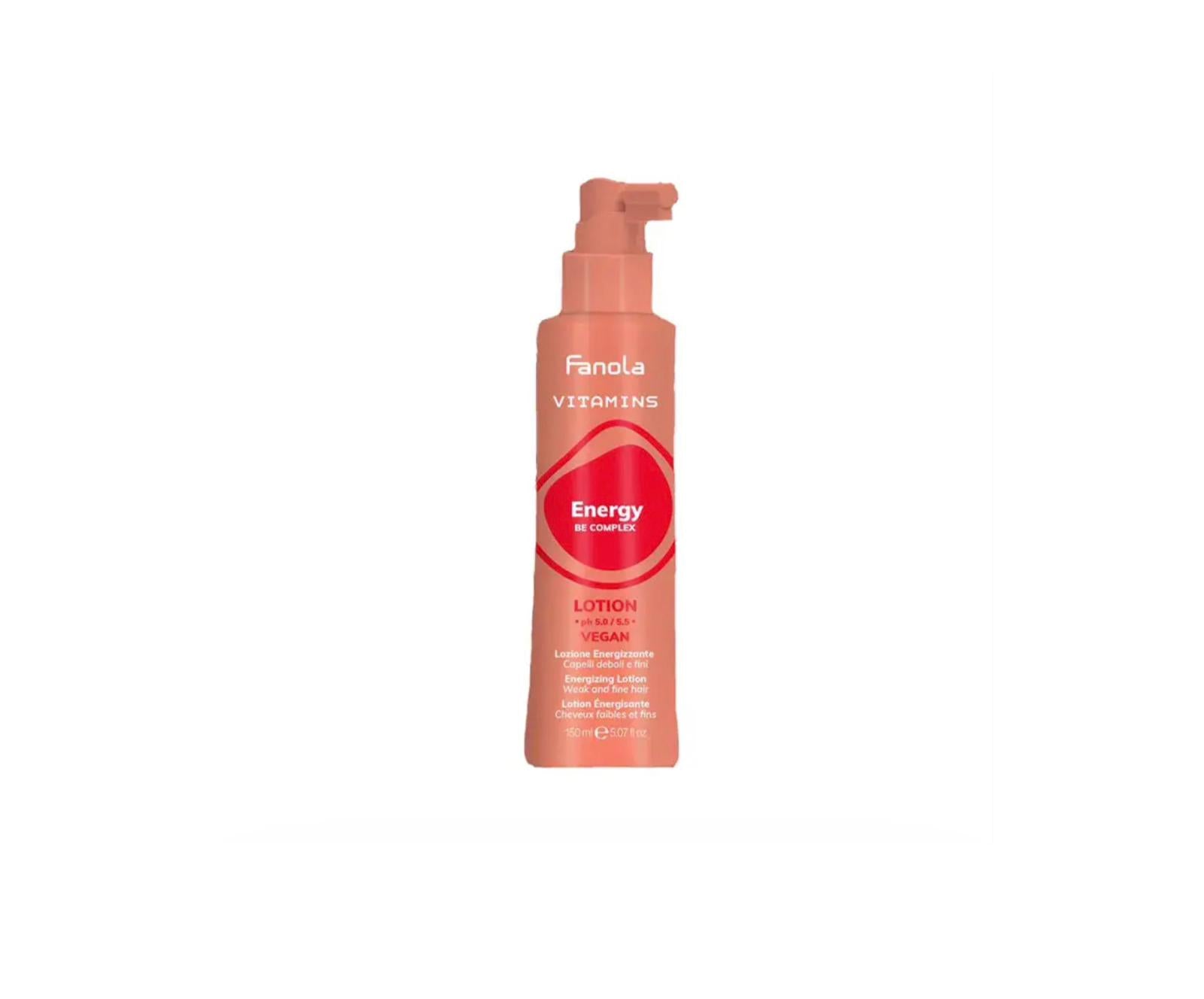 Fanola Vitamins Energy Be Complex Energizing Kit Anticaduta Scrub, Shampoo, Lozione Fiale