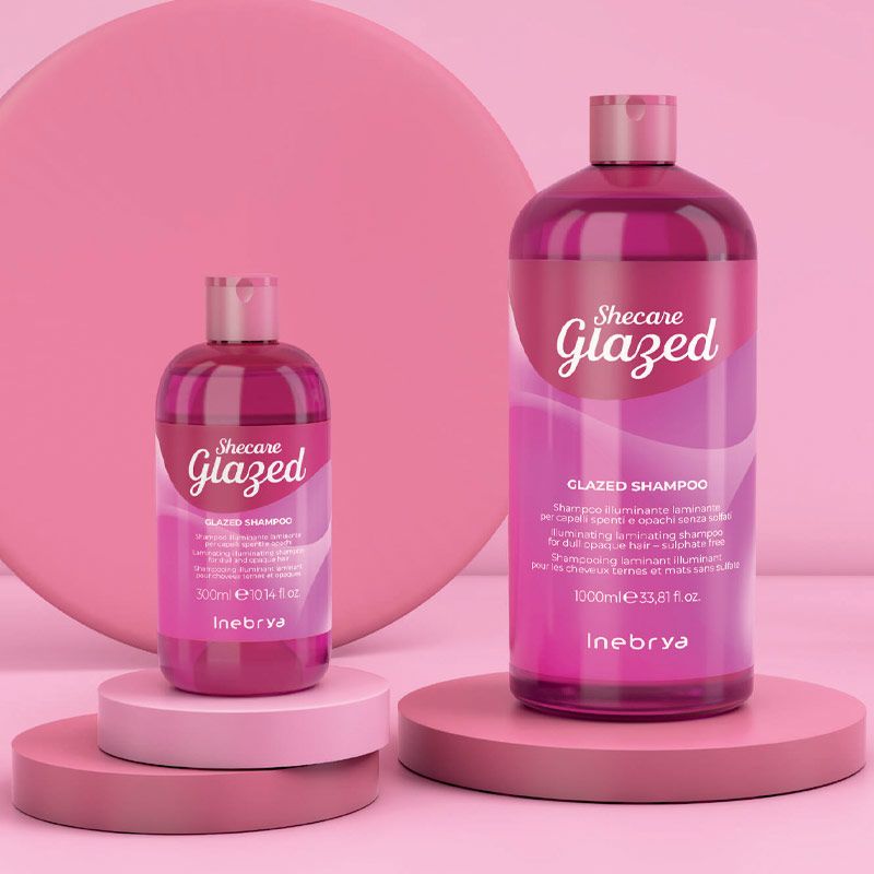 Inebrya SheCare Glazed Shampoo illuminante laminante