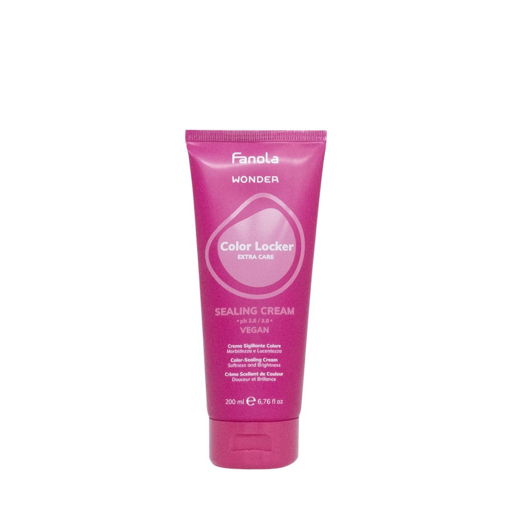 Fanola Kit Wonder Color Locker Shampoo, Maschera Capelli Colorati Vegan